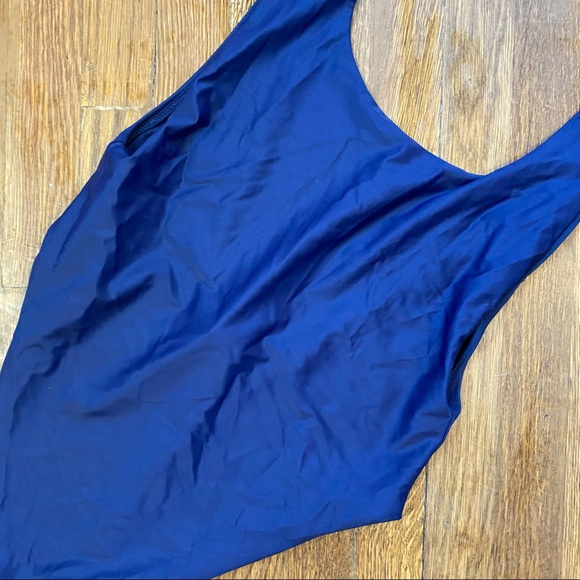 Aerie Navy One Piece Swim Suit - Picture 3 of 8